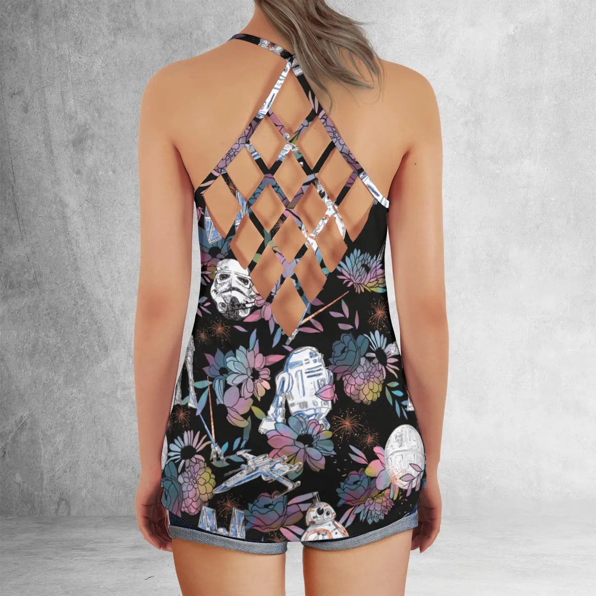 Criss Cross Tank Top - E3GH1W3Q