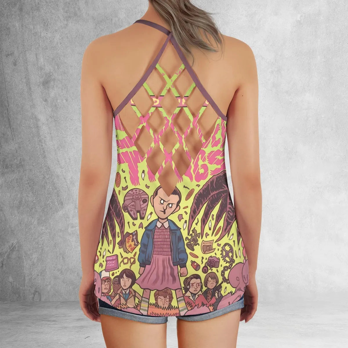 Criss Cross Tank Top - HXS1RWER