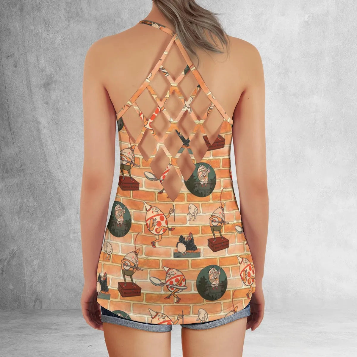 Criss Cross Tank Top - K6ZKQGGQ