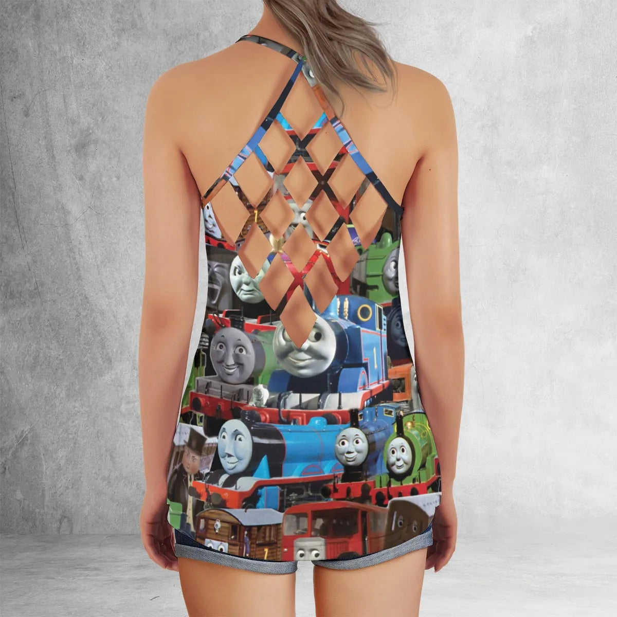 Criss Cross Tank Top - VRYV65VT