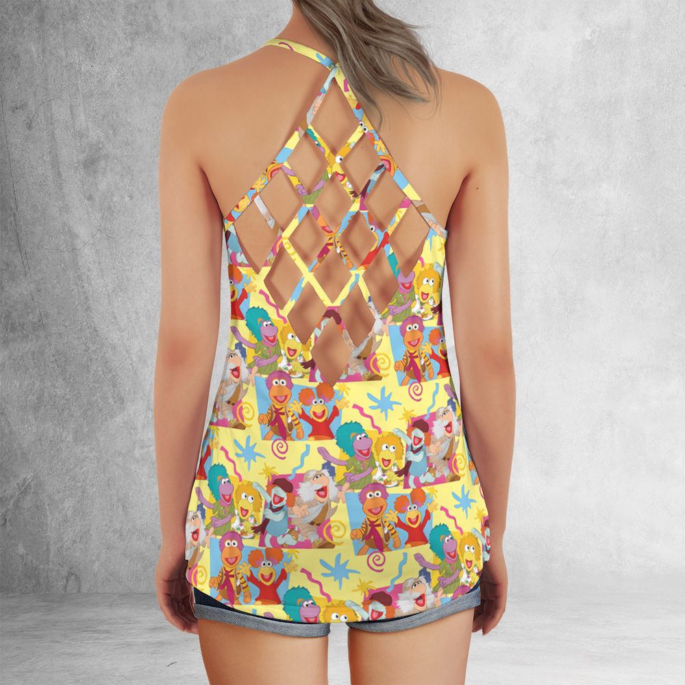 Criss Cross Tank Top - CZZSJ34P - - 3