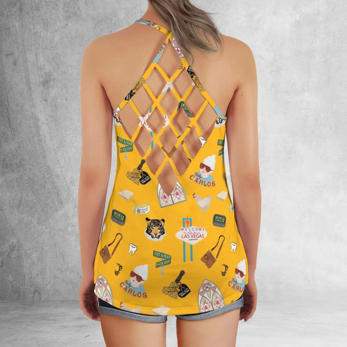 Criss Cross Tank Top - J2TDHXAW