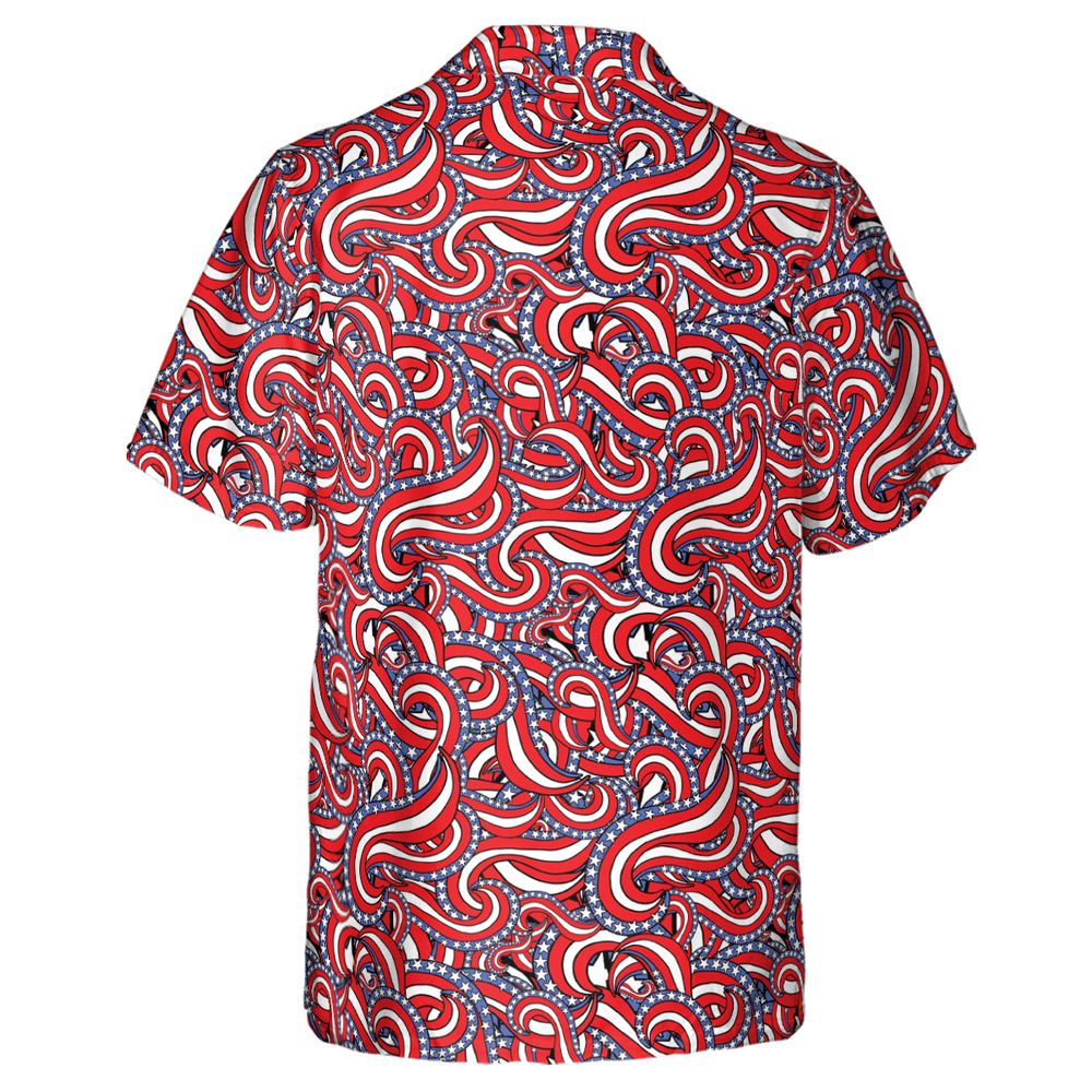 Patriotic American Flag Red White and Blue Stars - - 3