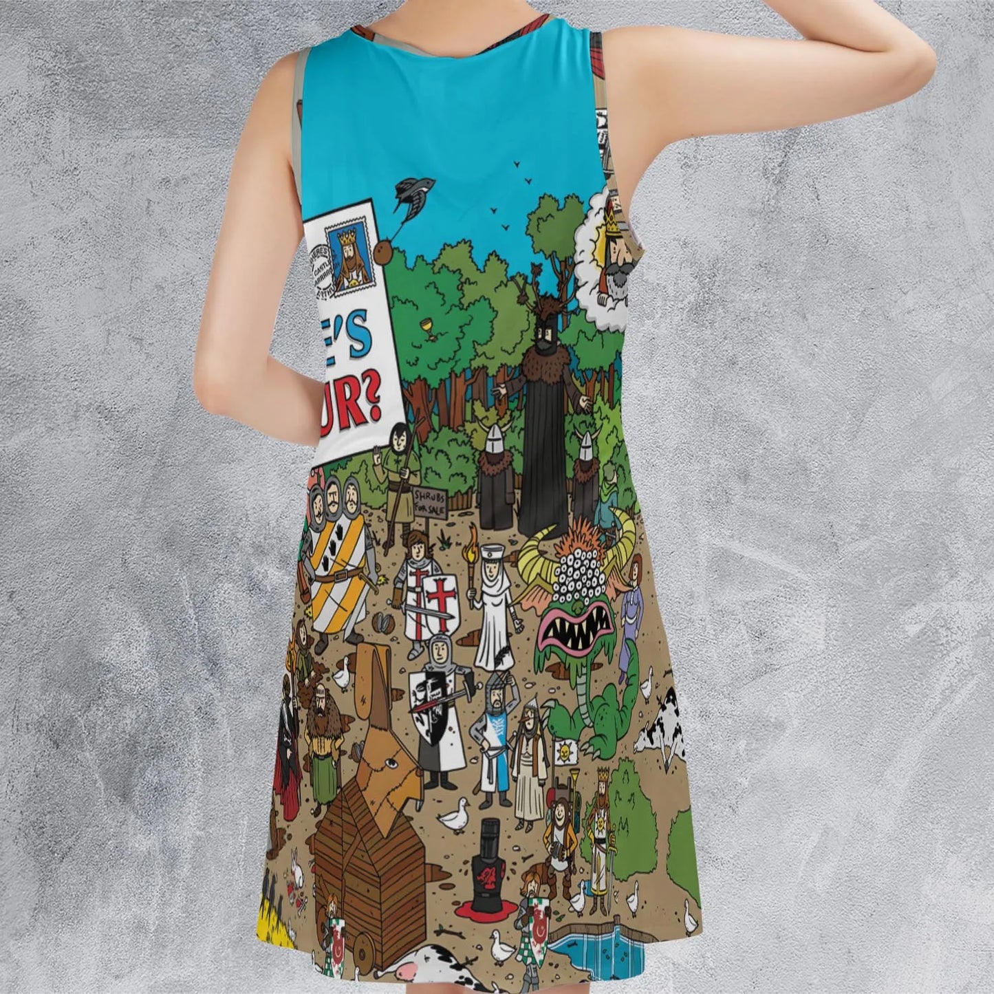 Sleeveless Dress - UY8YDH3Q