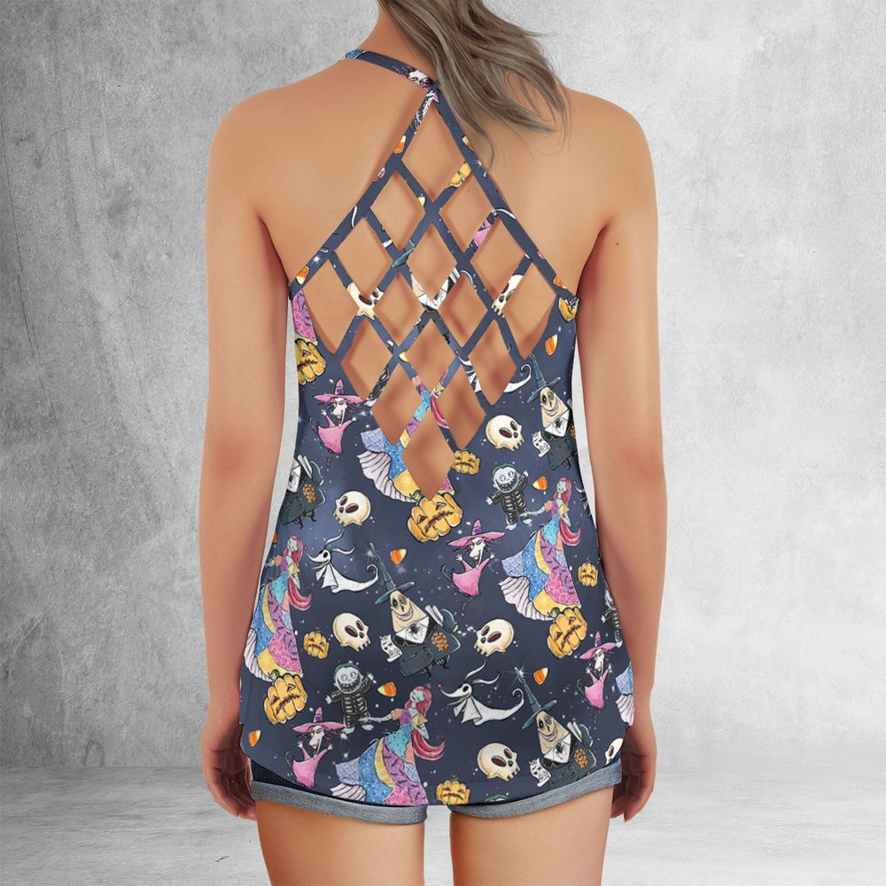 Criss Cross Tank Top - B55JP7SX - - 3