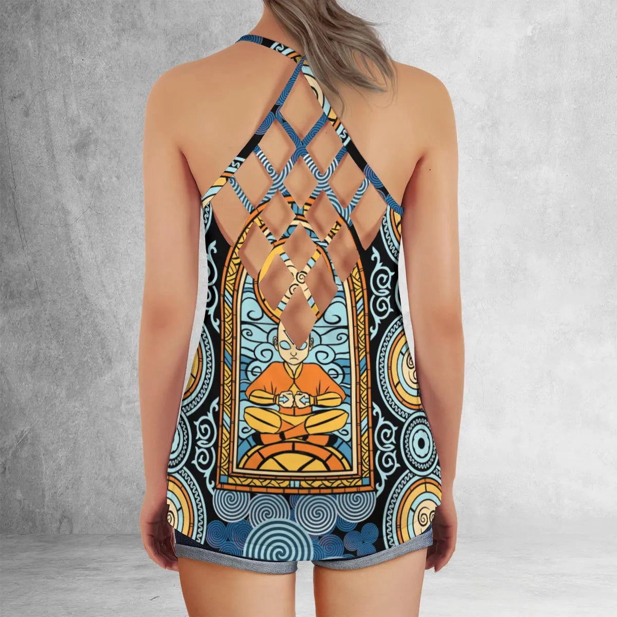 Criss Cross Tank Top - B4172B15