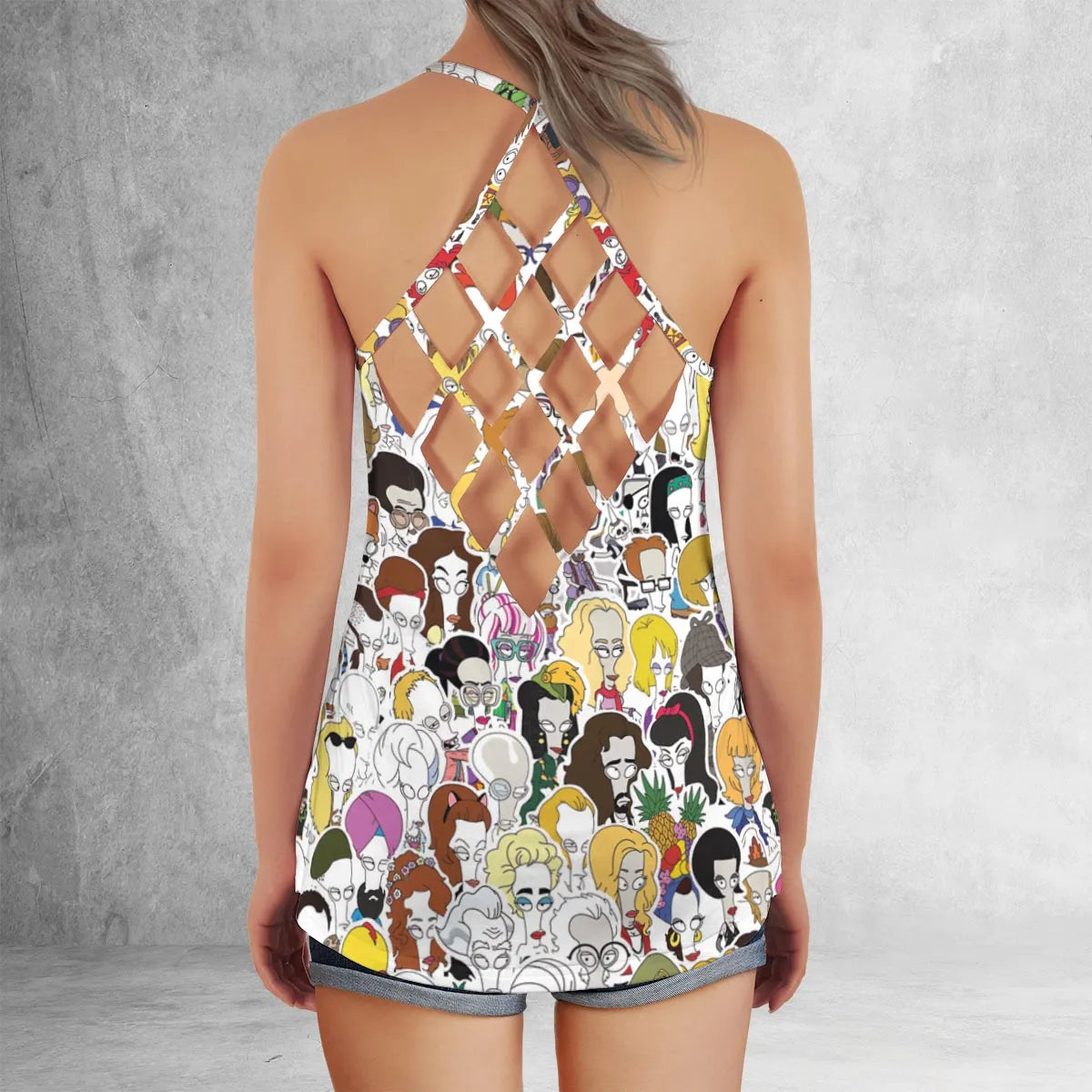 Criss Cross Tank Top - TN83GPEY