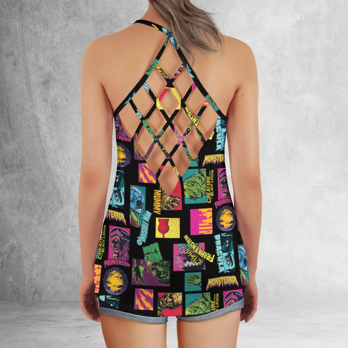 Criss Cross Tank Top - BE7DQNC9