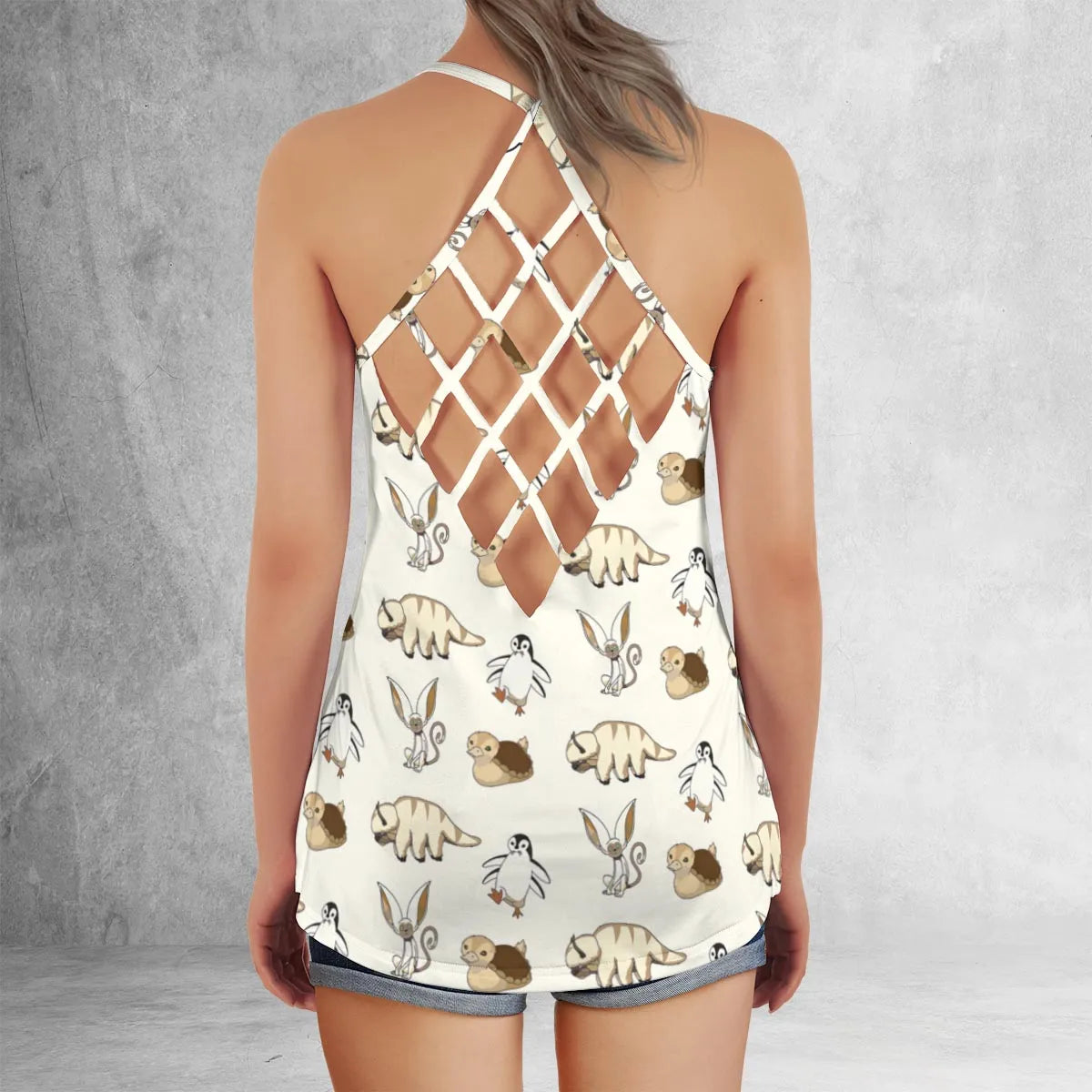 Criss Cross Tank Top - 5GCBXZAF