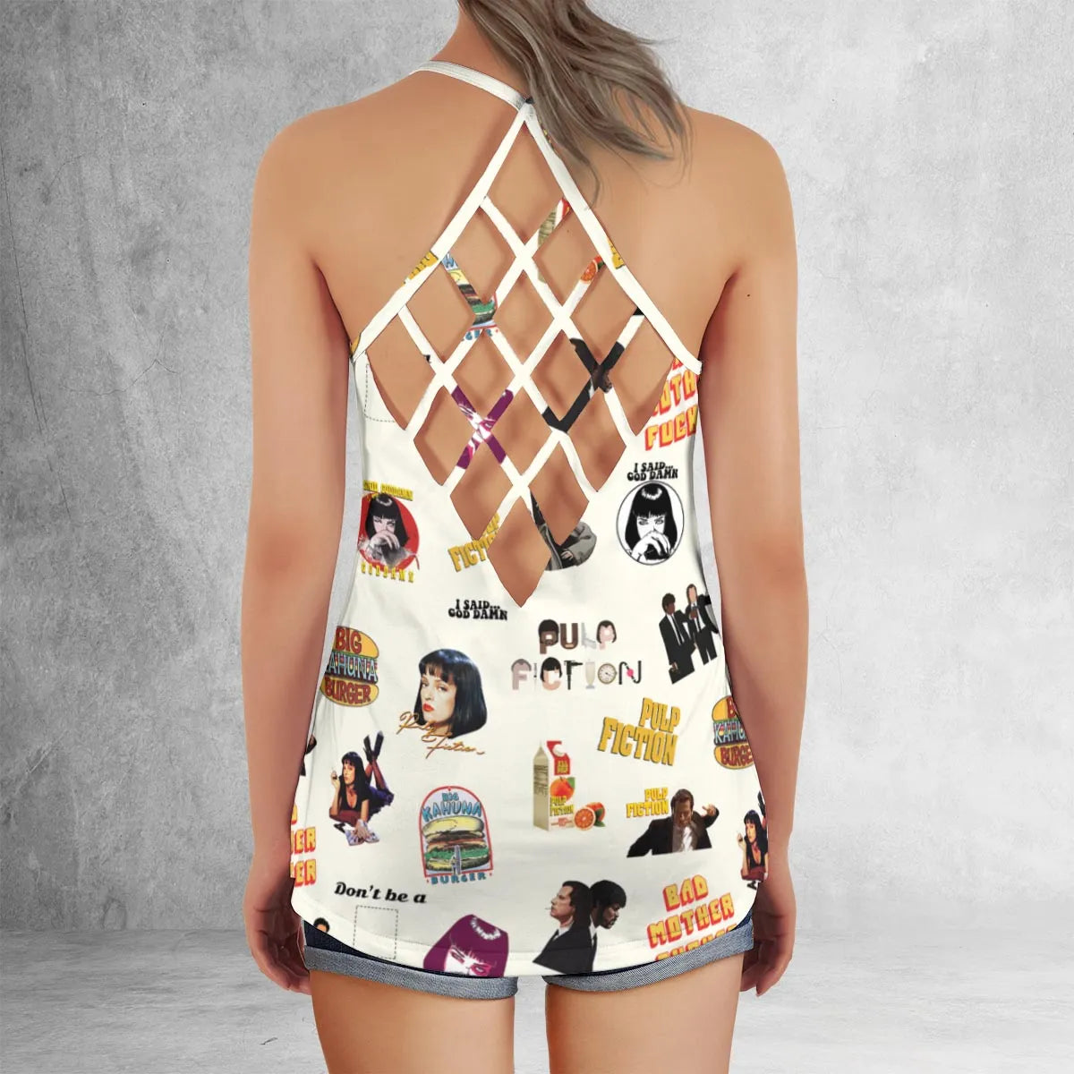 Criss Cross Tank Top - F55DX12C
