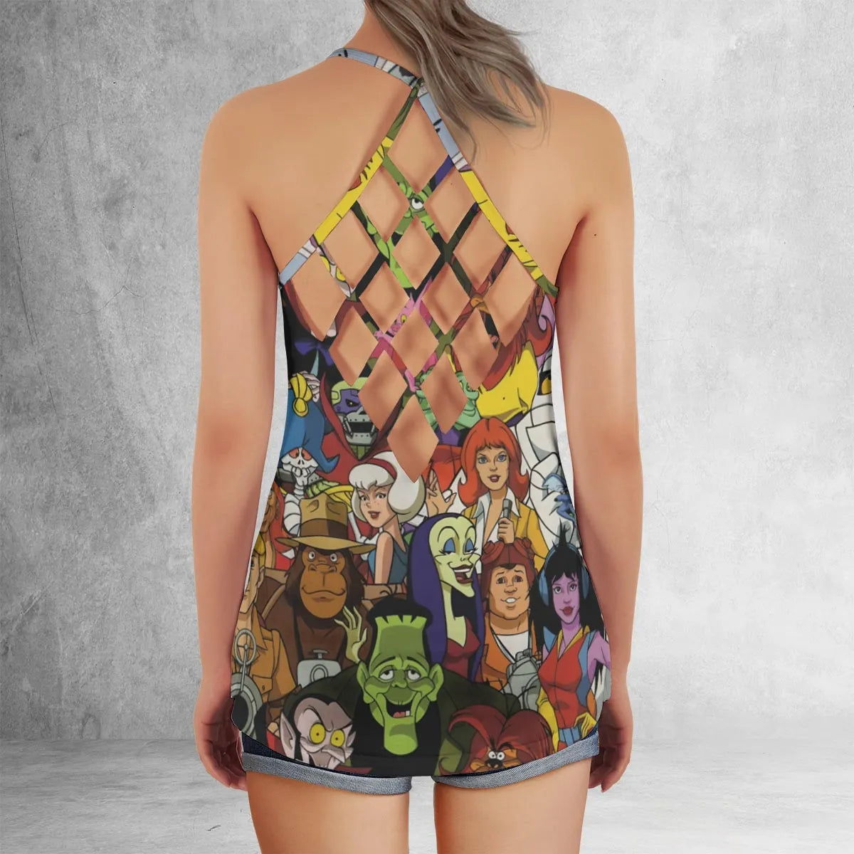 Criss Cross Tank Top - WQ19ASL8