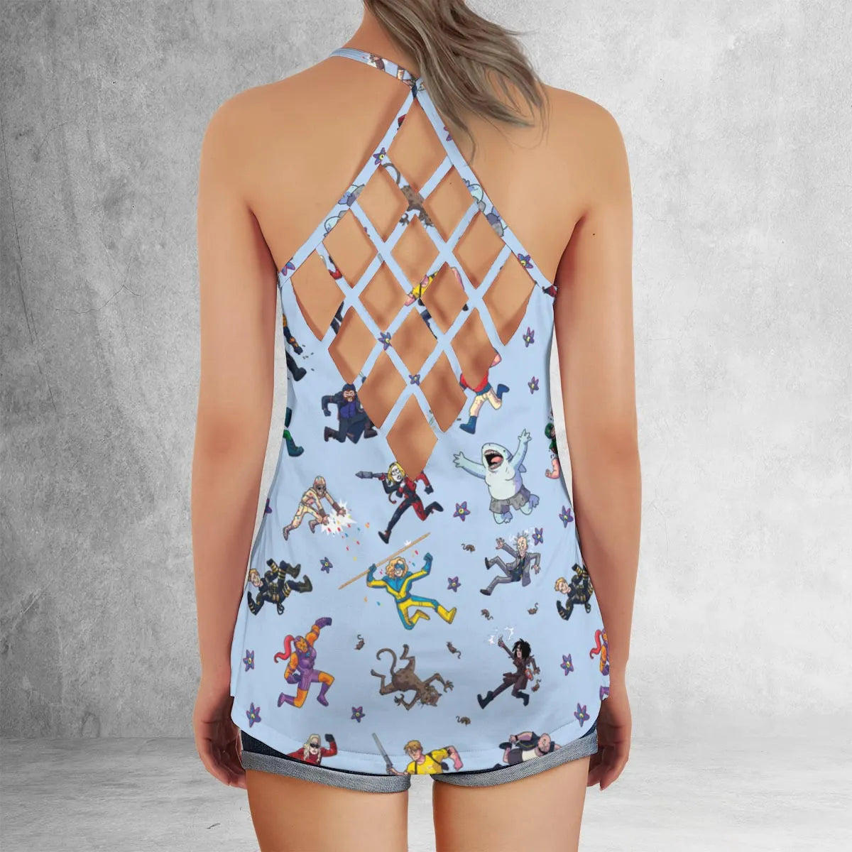 Criss Cross Tank Top - UUZ1AQT4