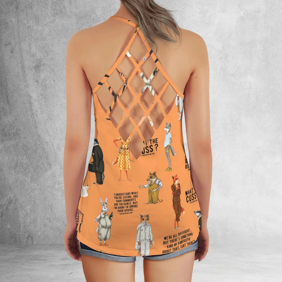 Criss Cross Tank Top - RGX4HBM6