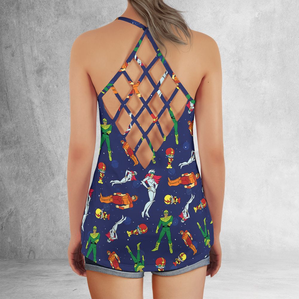 Criss Cross Tank Top - XKUFXZAB - - 3