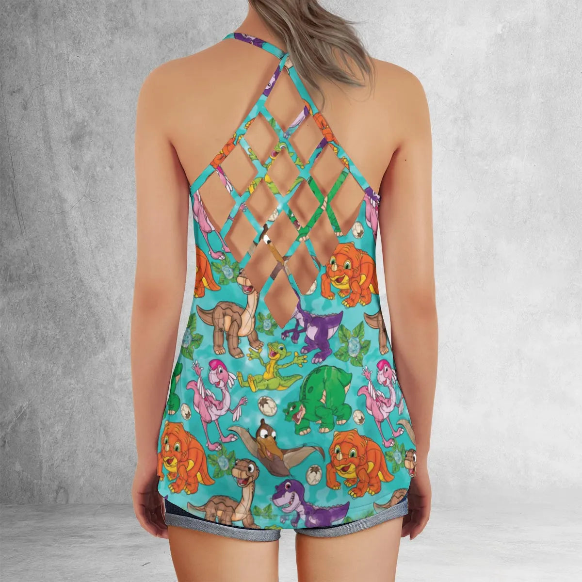 Criss Cross Tank Top - HHR1LRPZ