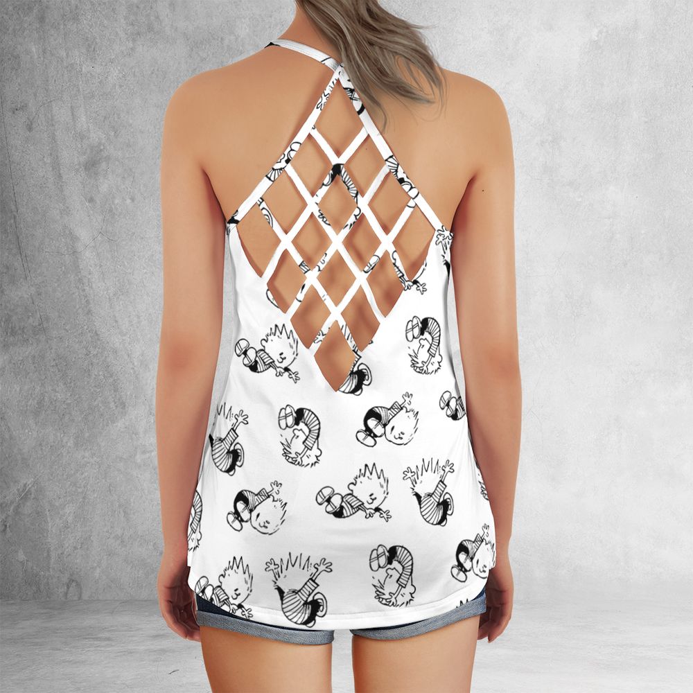 Criss Cross Tank Top - W27FREXS - - 3