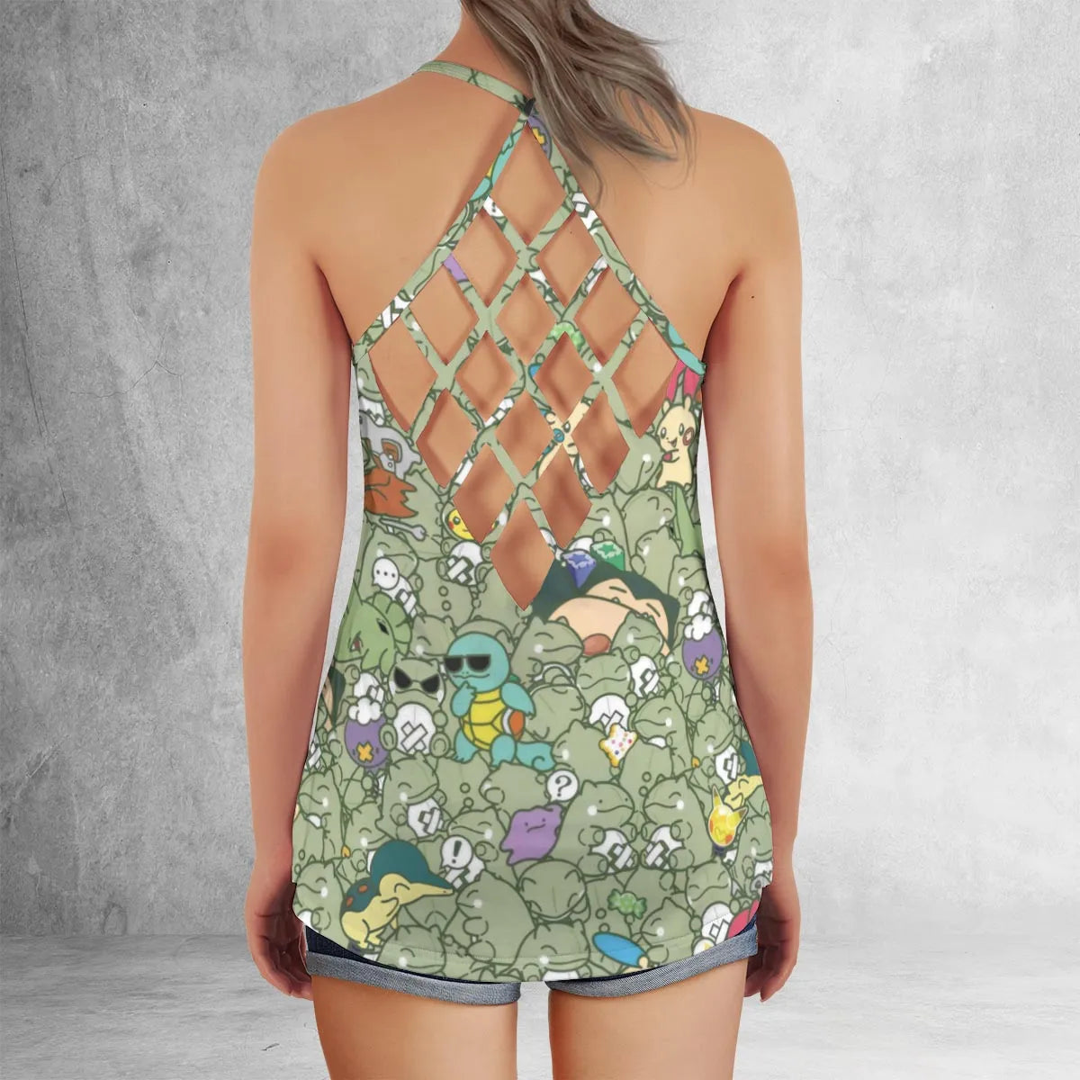 Criss Cross Tank Top - MNE3GUKM