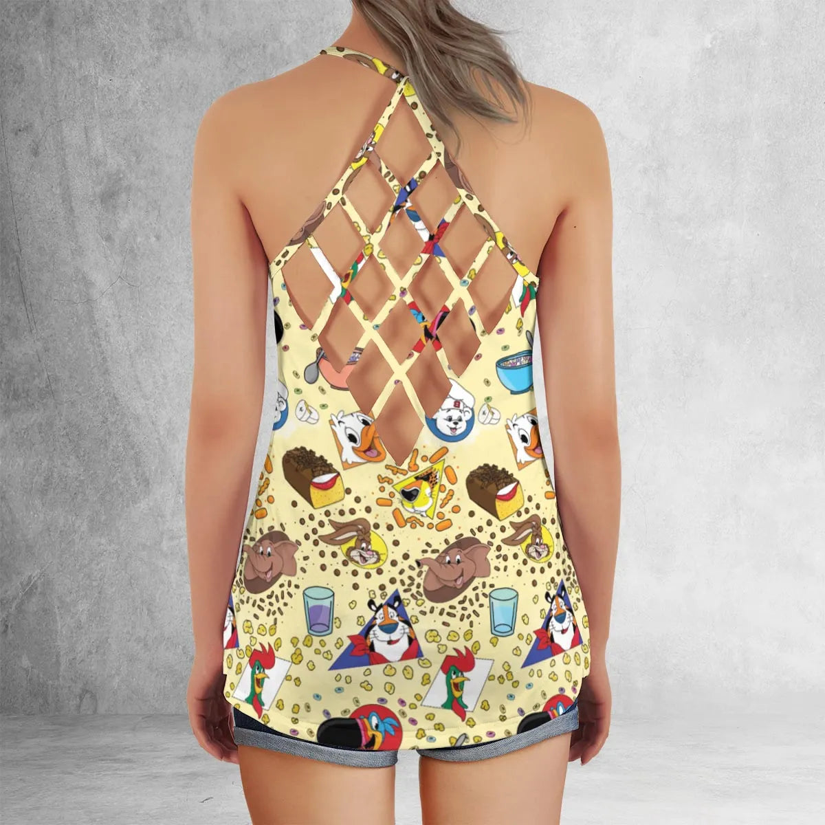 Criss Cross Tank Top - M6NQDV5X