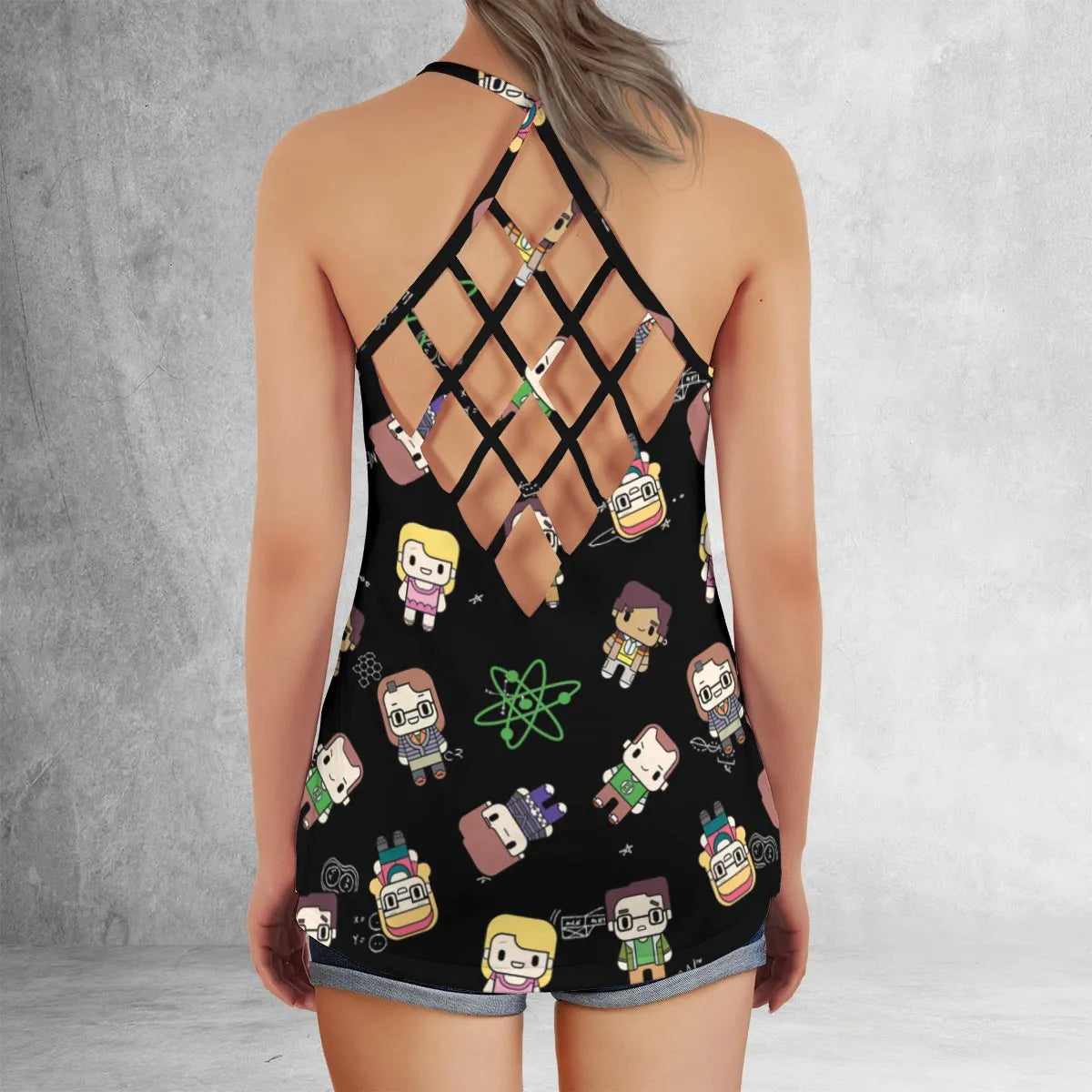 Criss Cross Tank Top - TFRXMQSG