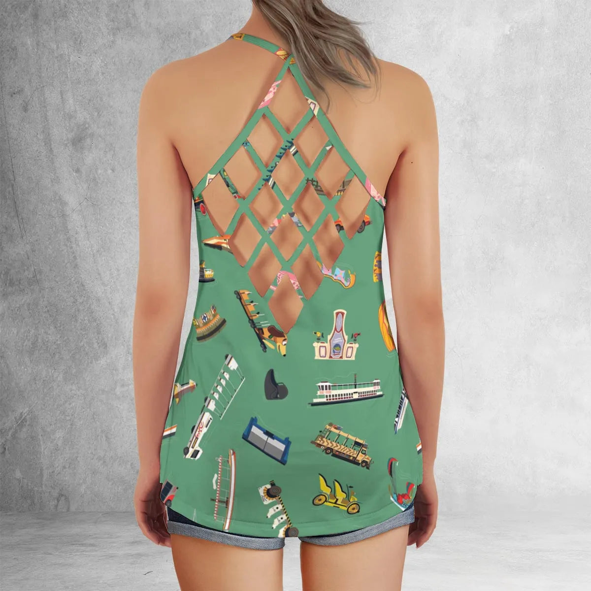 Criss Cross Tank Top - BZTRVR5L