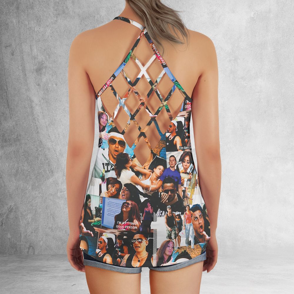 Criss Cross Tank Top - TH1R5SRY - - 3