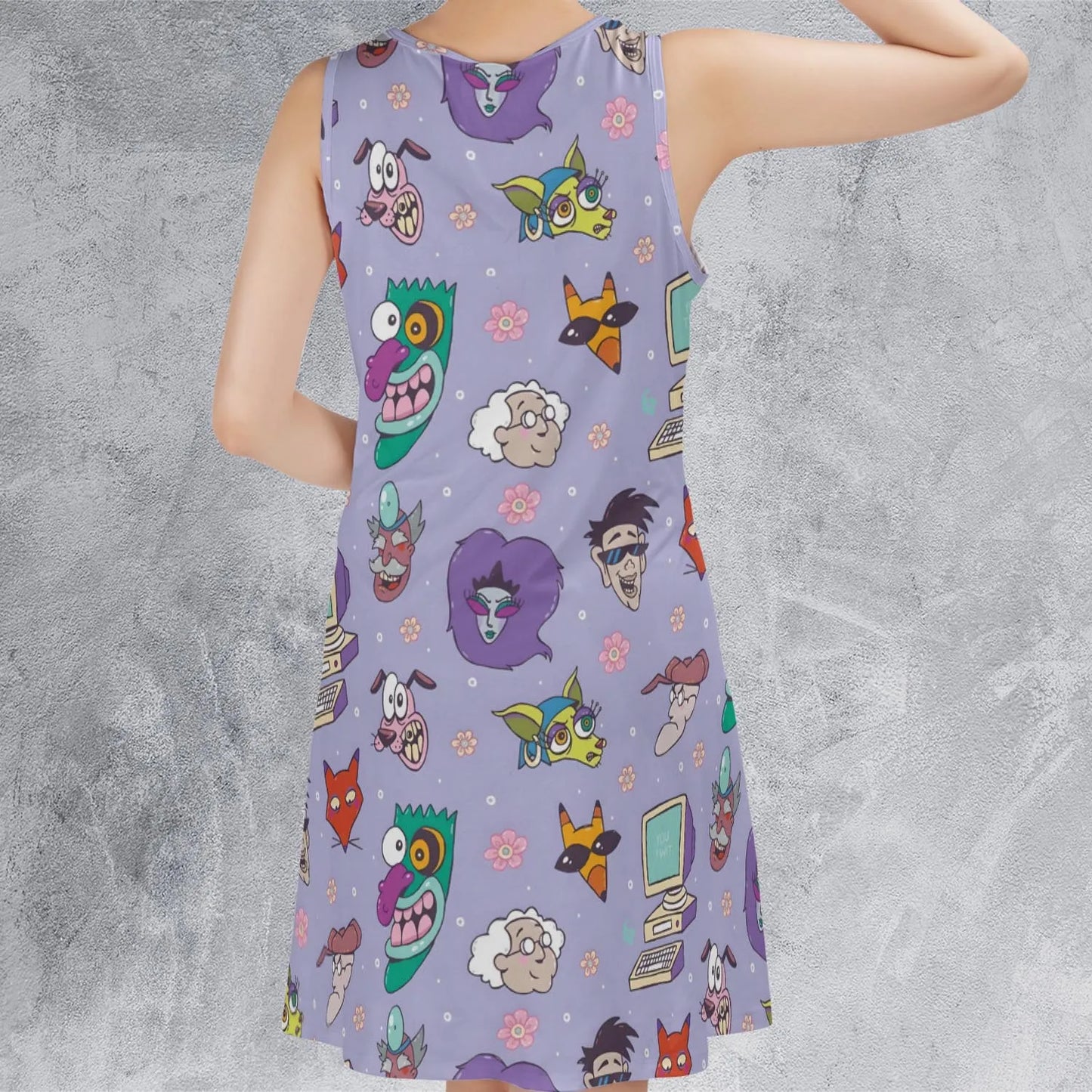 Sleeveless Dress - 58SRBVRD