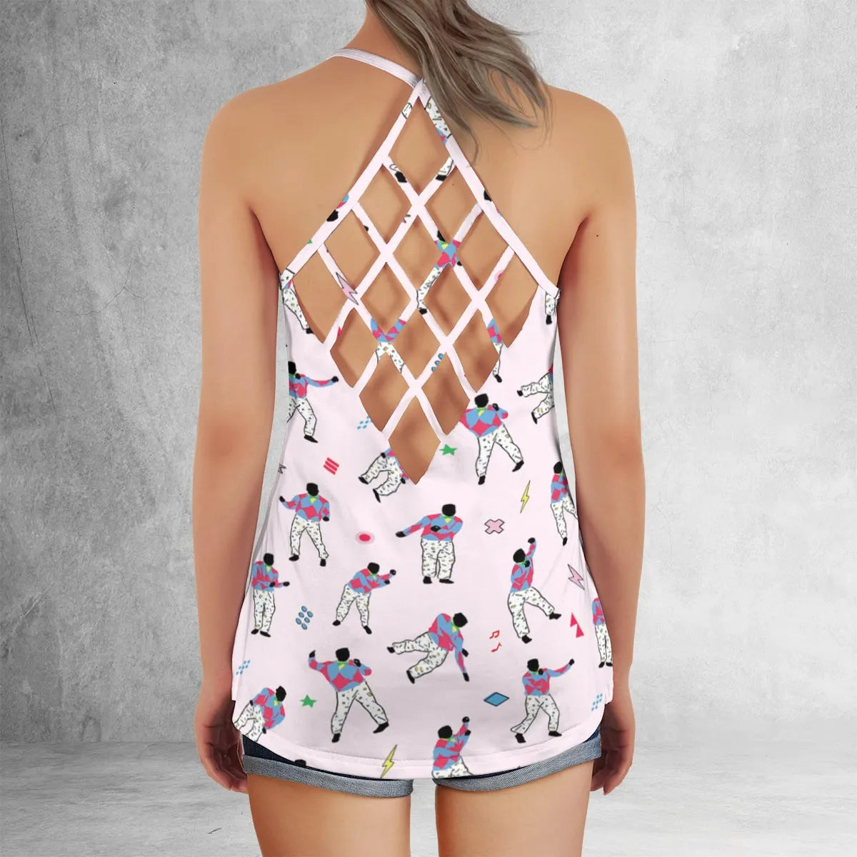 Criss Cross Tank Top - 4AYFQUFH