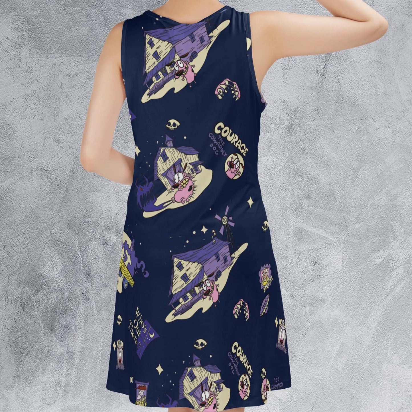 Sleeveless Dress - RVYFPAQV