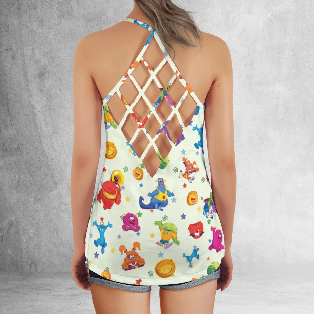Criss Cross Tank Top - AK7J6T1P