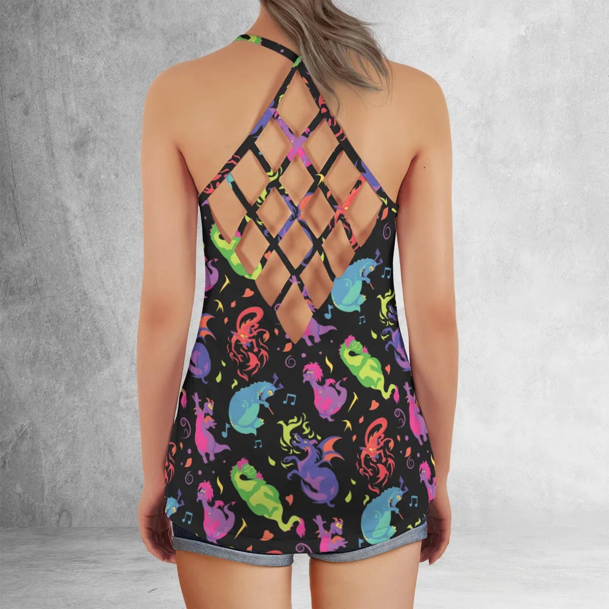 Criss Cross Tank Top - QZLQWHS1