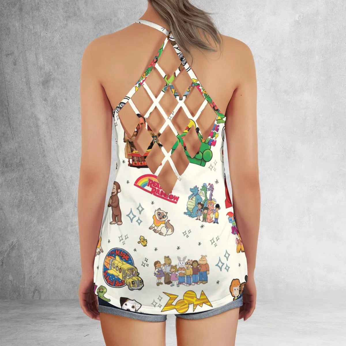 Criss Cross Tank Top - P6L1AVR6