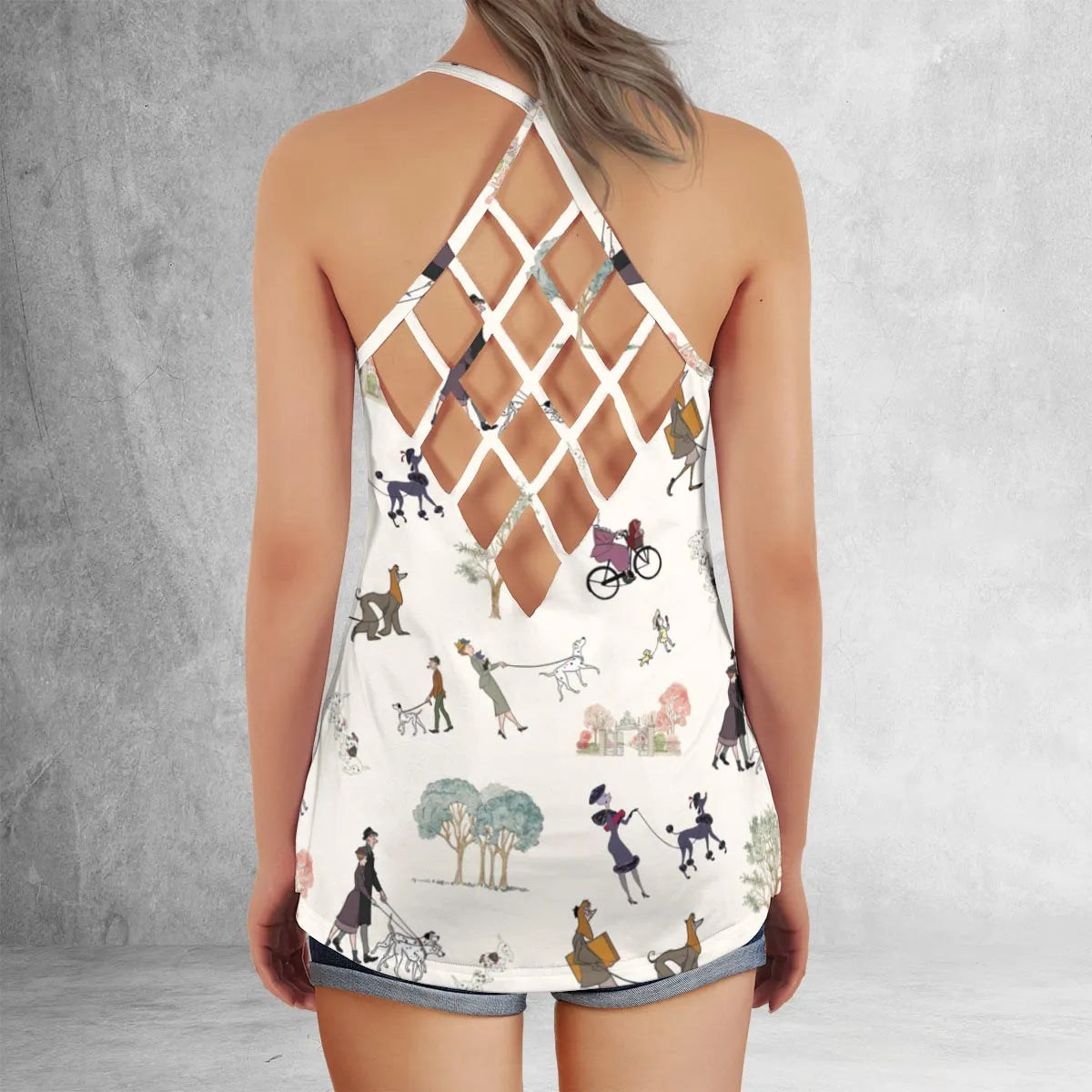 Criss Cross Tank Top - 17GC4XMG