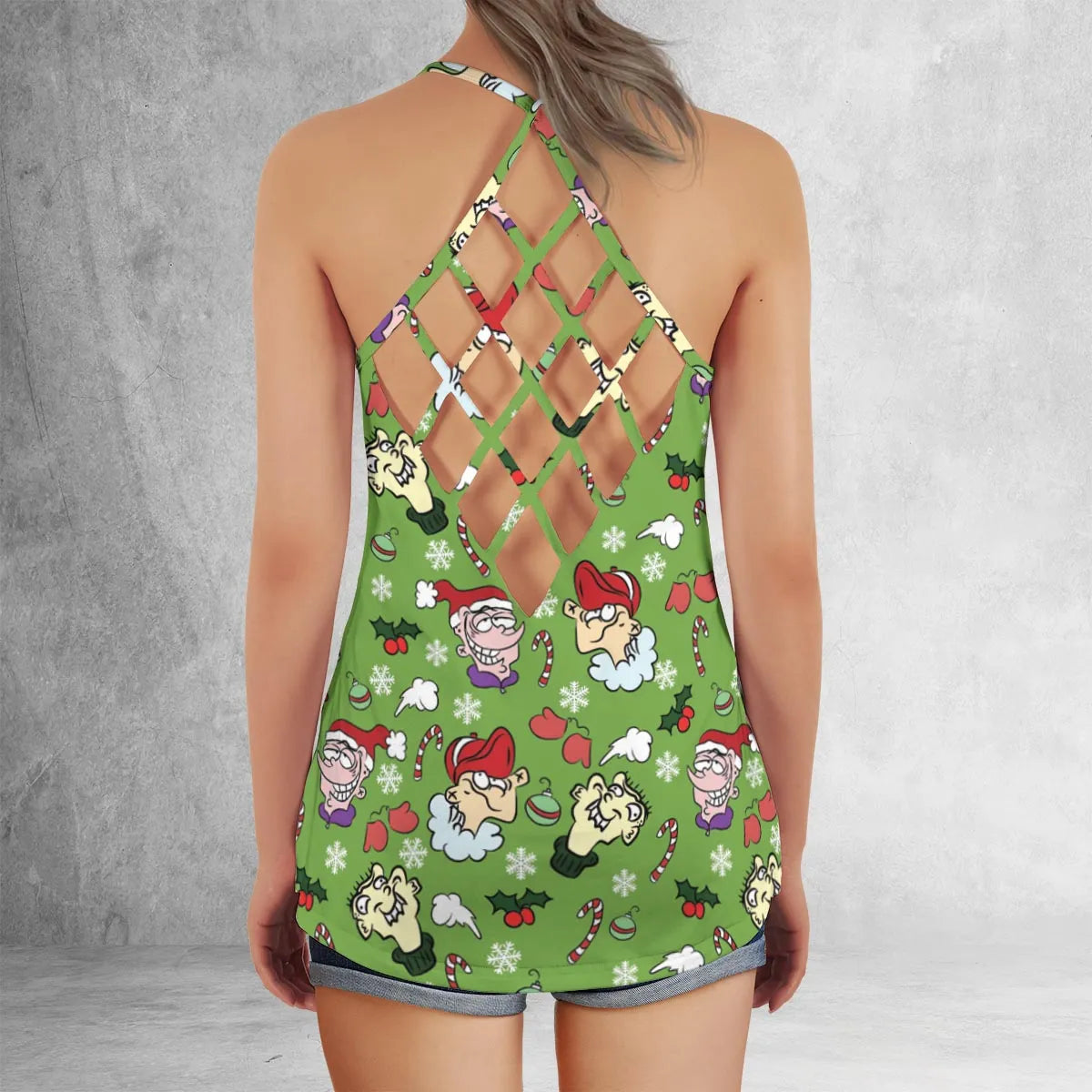 Criss Cross Tank Top - 3KZ7921V