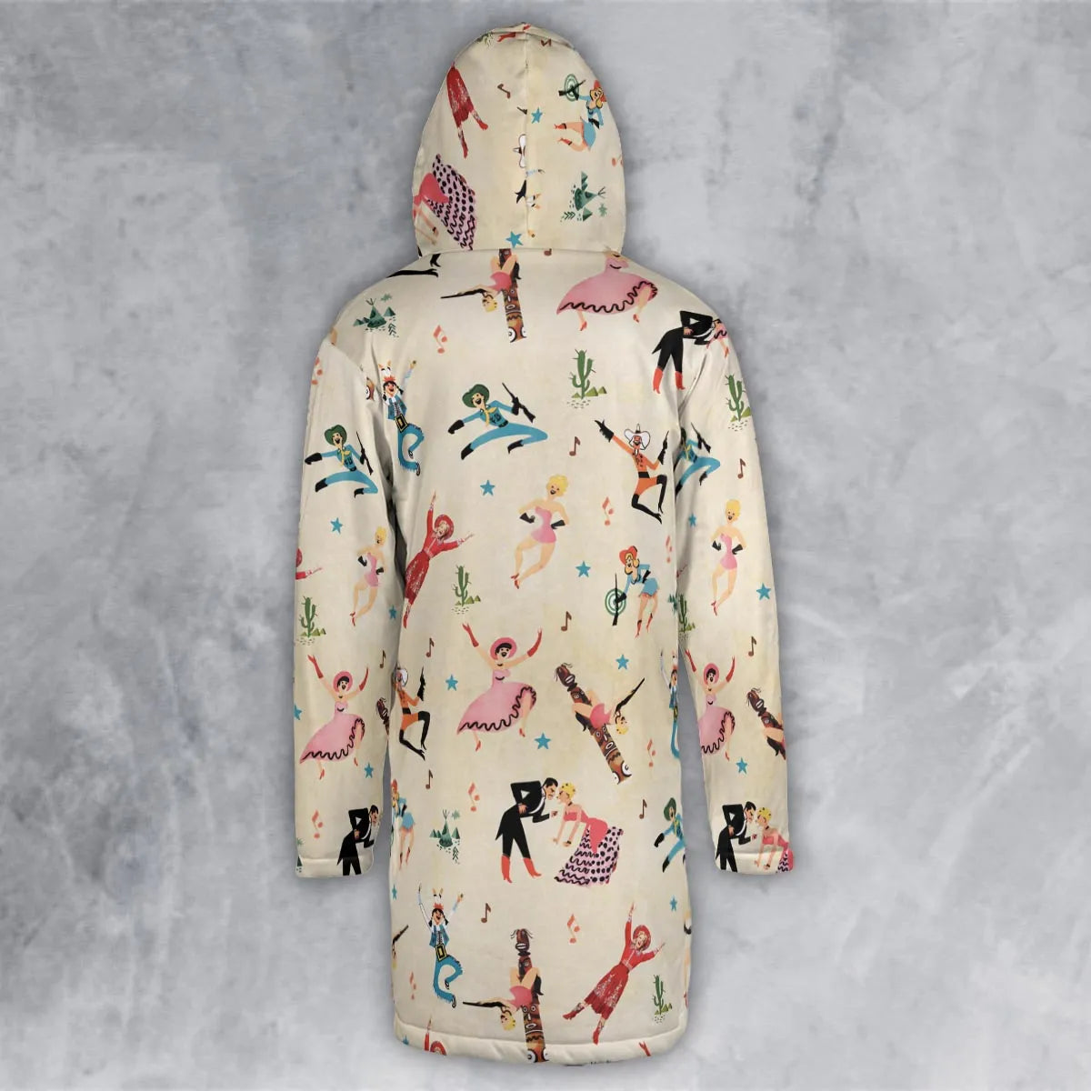 Hooded Cloak Coat - NJYJT4ZS
