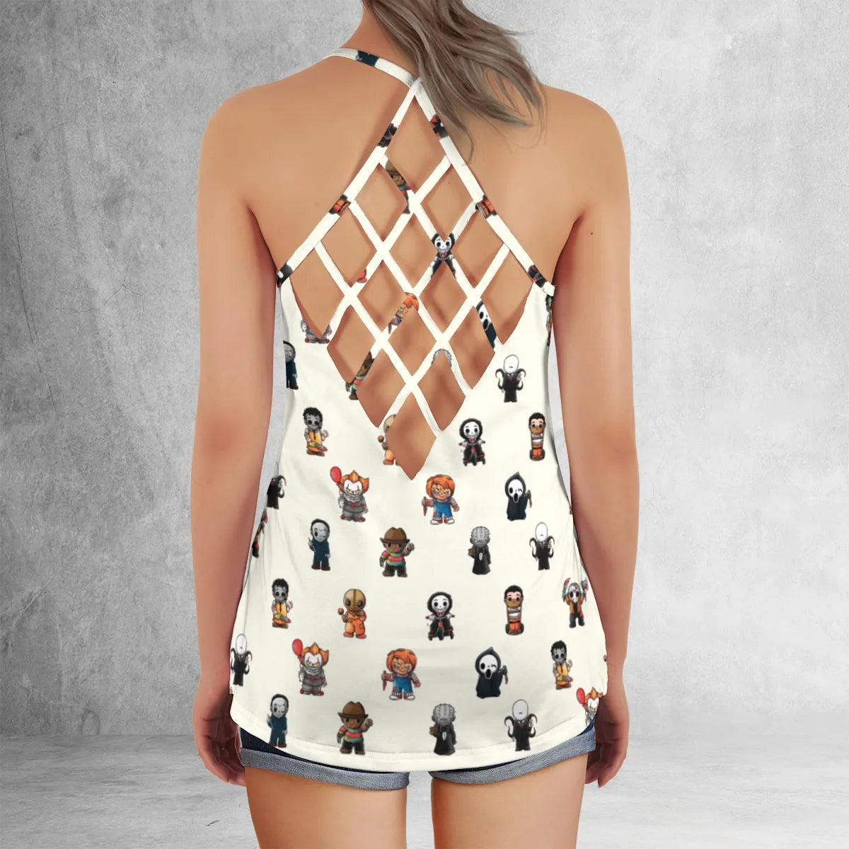 Criss Cross Tank Top - LH7KDJ5Q