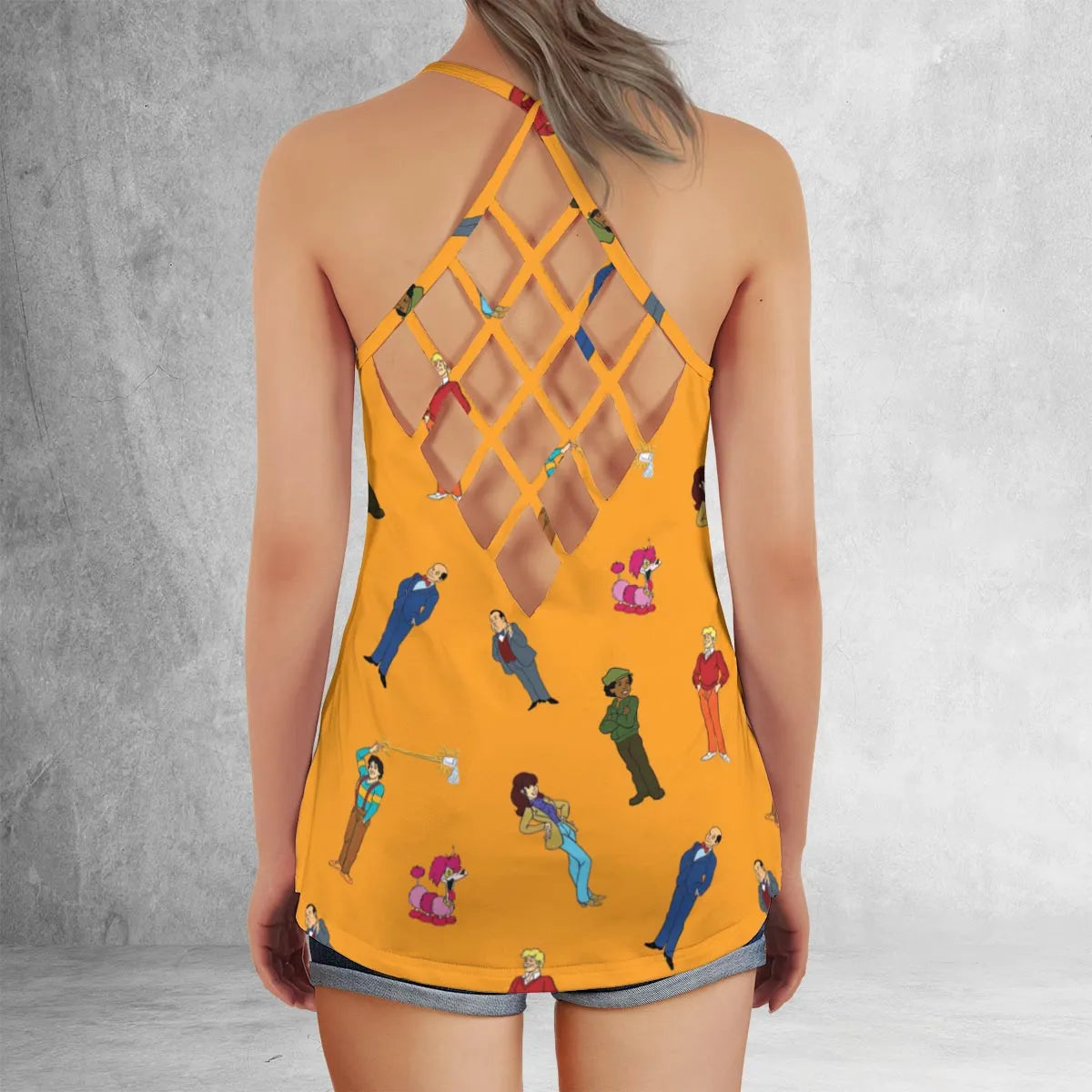 Criss Cross Tank Top - 5WL82BYU