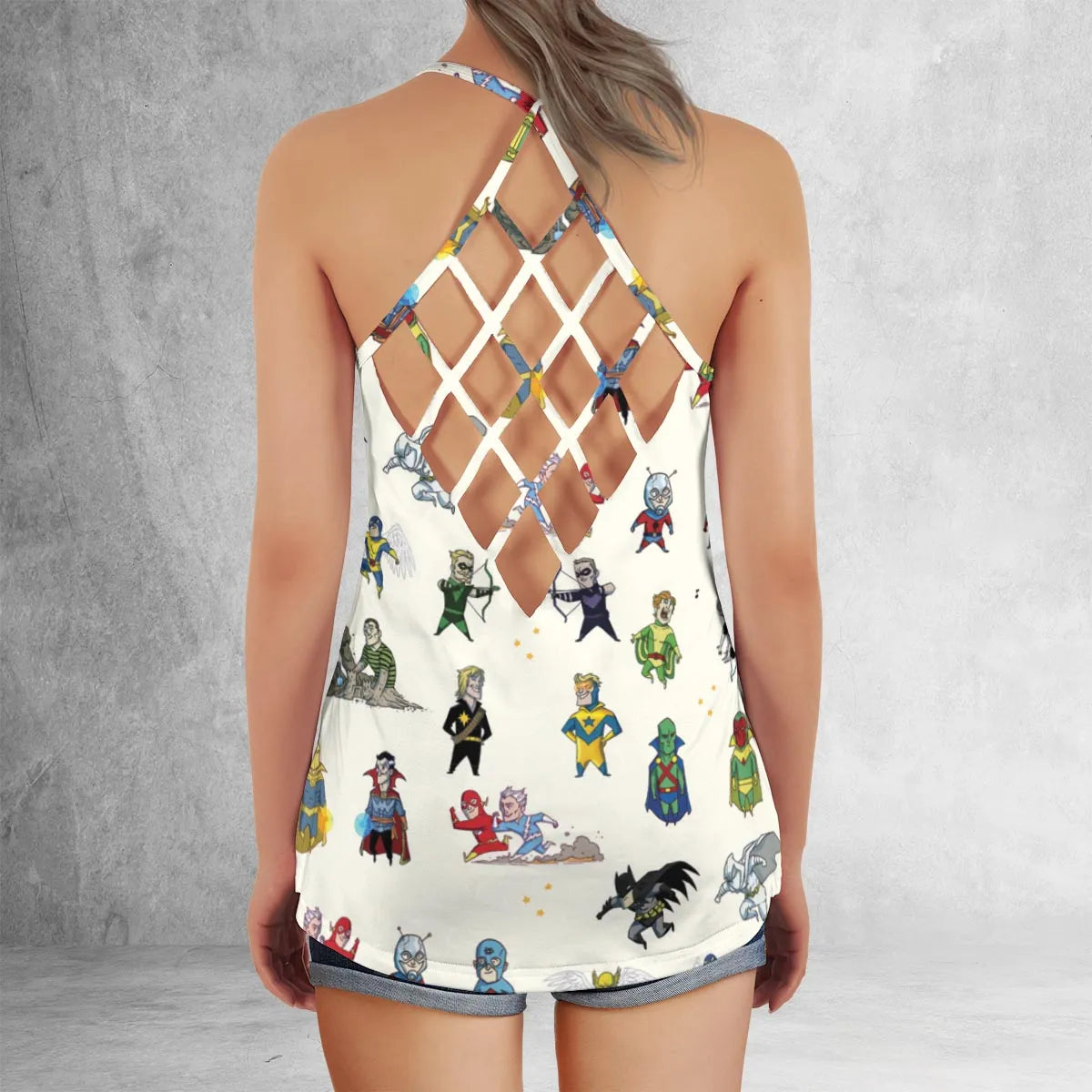 Criss Cross Tank Top - U1589VTX