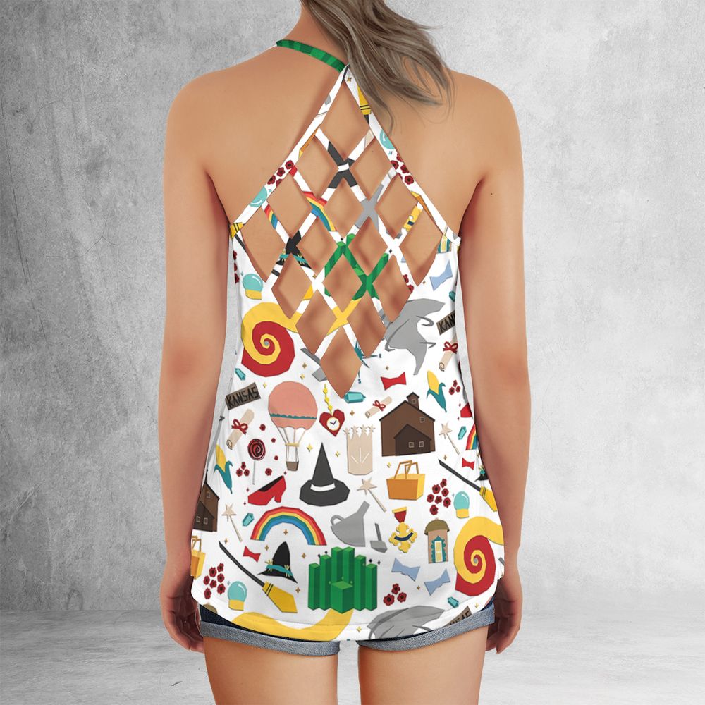 Criss Cross Tank Top - FN47Y8QE - - 3