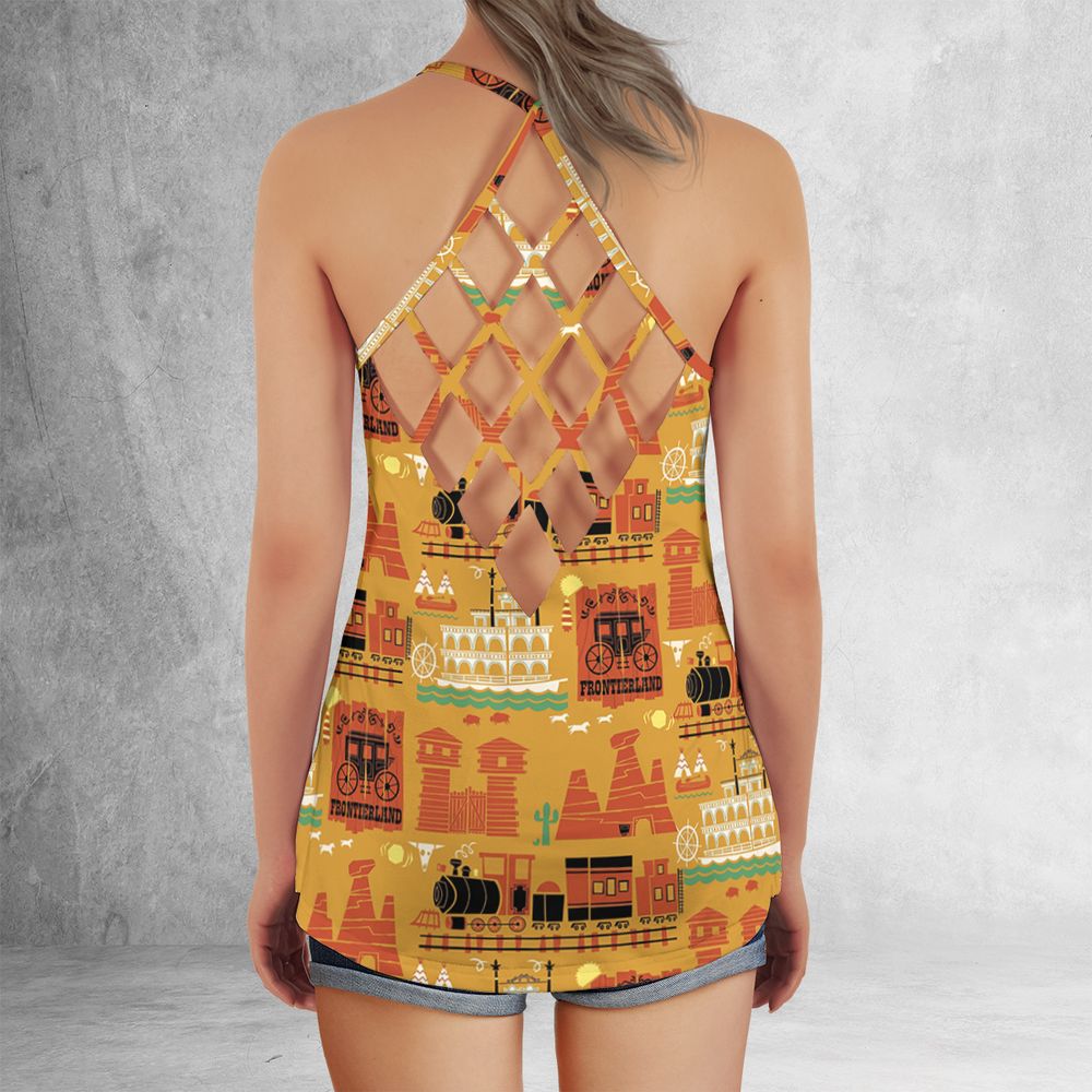Criss Cross Tank Top - YT4G3UCP - - 3