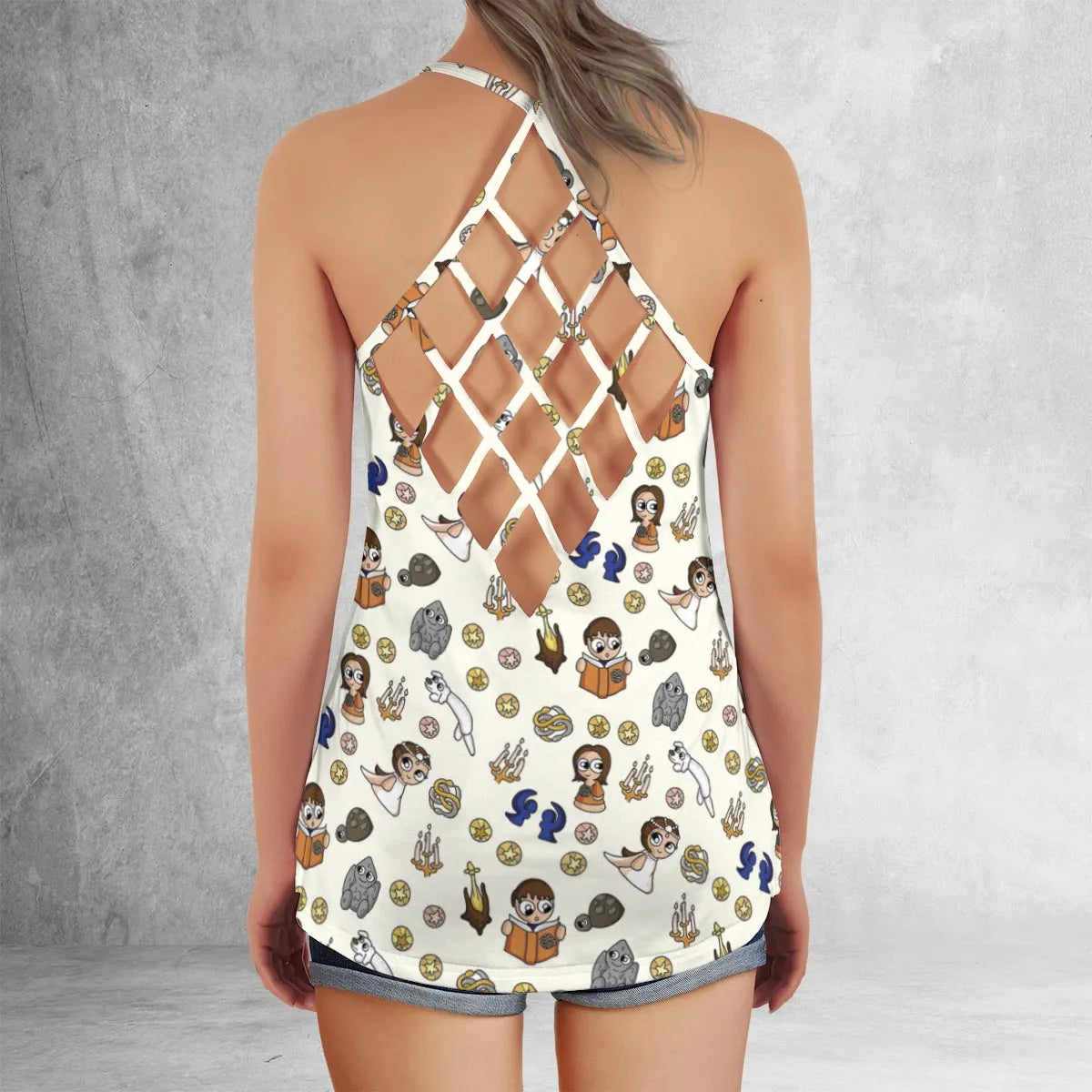 Criss Cross Tank Top - 41QWMN47