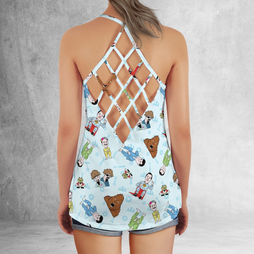 Criss Cross Tank Top - NLUFSATP - - 3