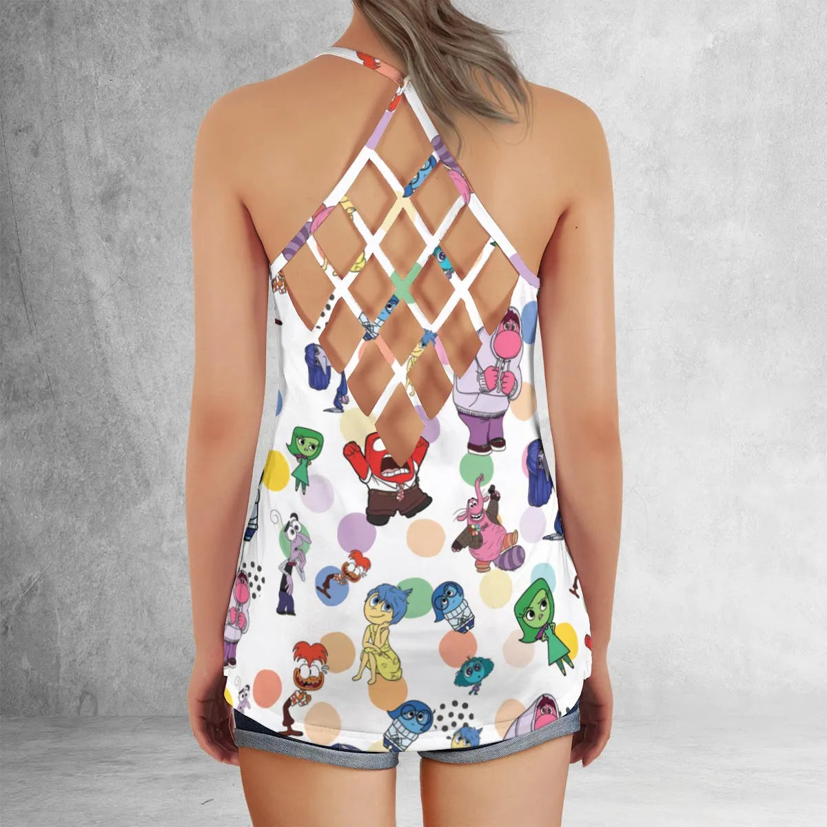 Criss Cross Tank Top - 2JKYRDQL