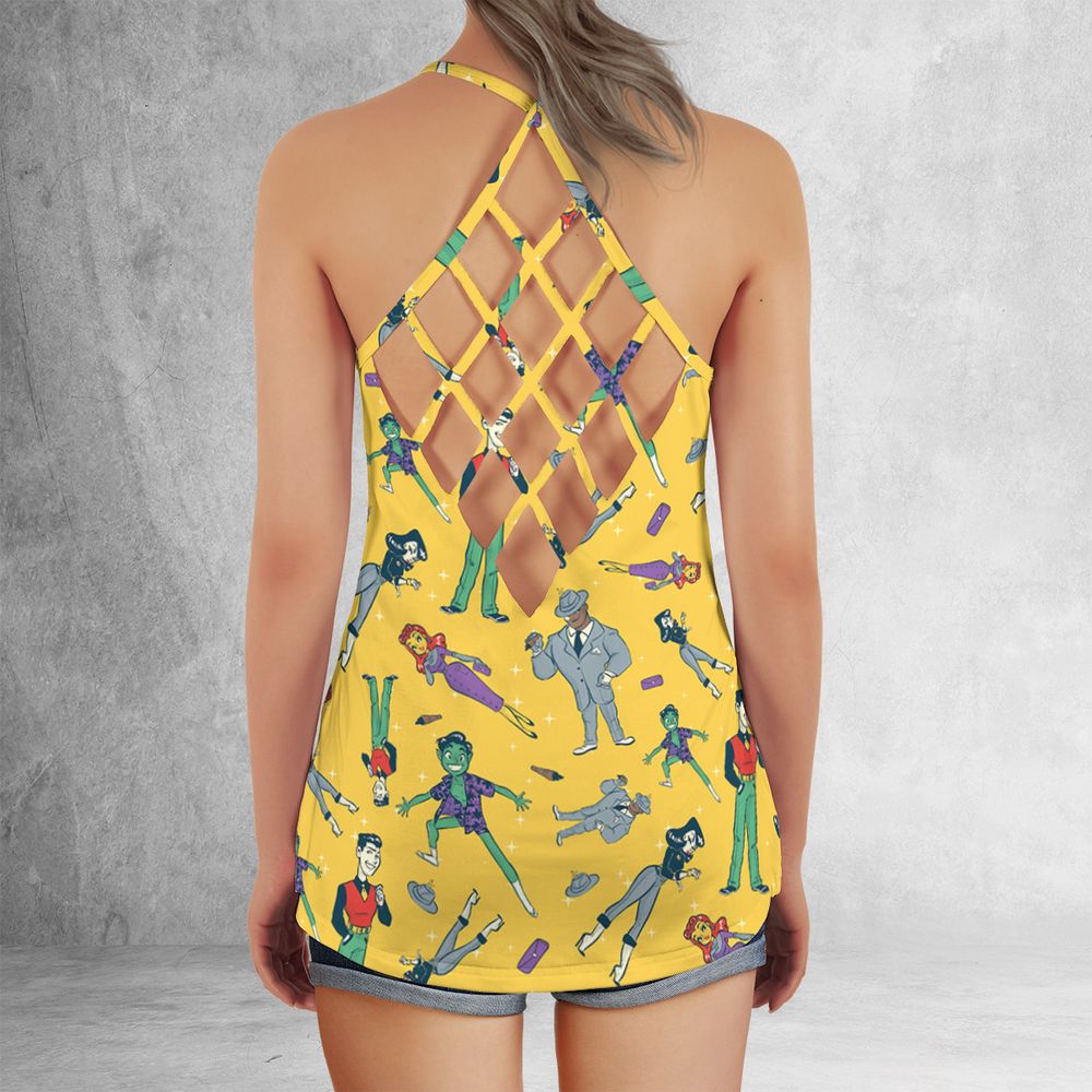 Criss Cross Tank Top - 3XU7R6T1 - - 3