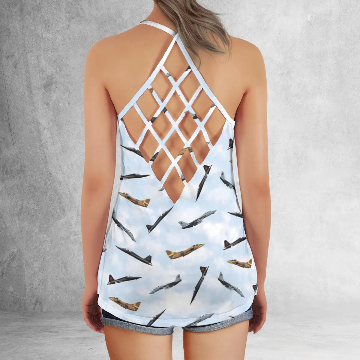 Criss Cross Tank Top - CJYS4QV7