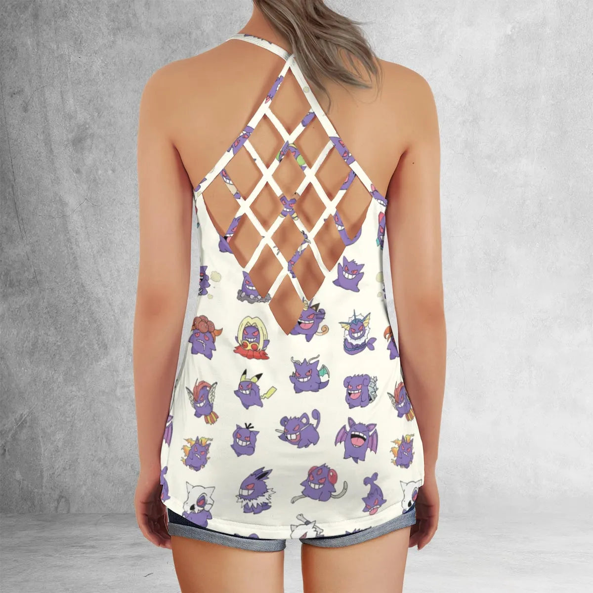 Criss Cross Tank Top - RS4S7GUR
