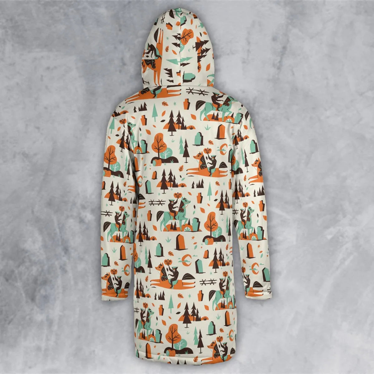 Hooded Cloak Coat - RGBZ4BW4