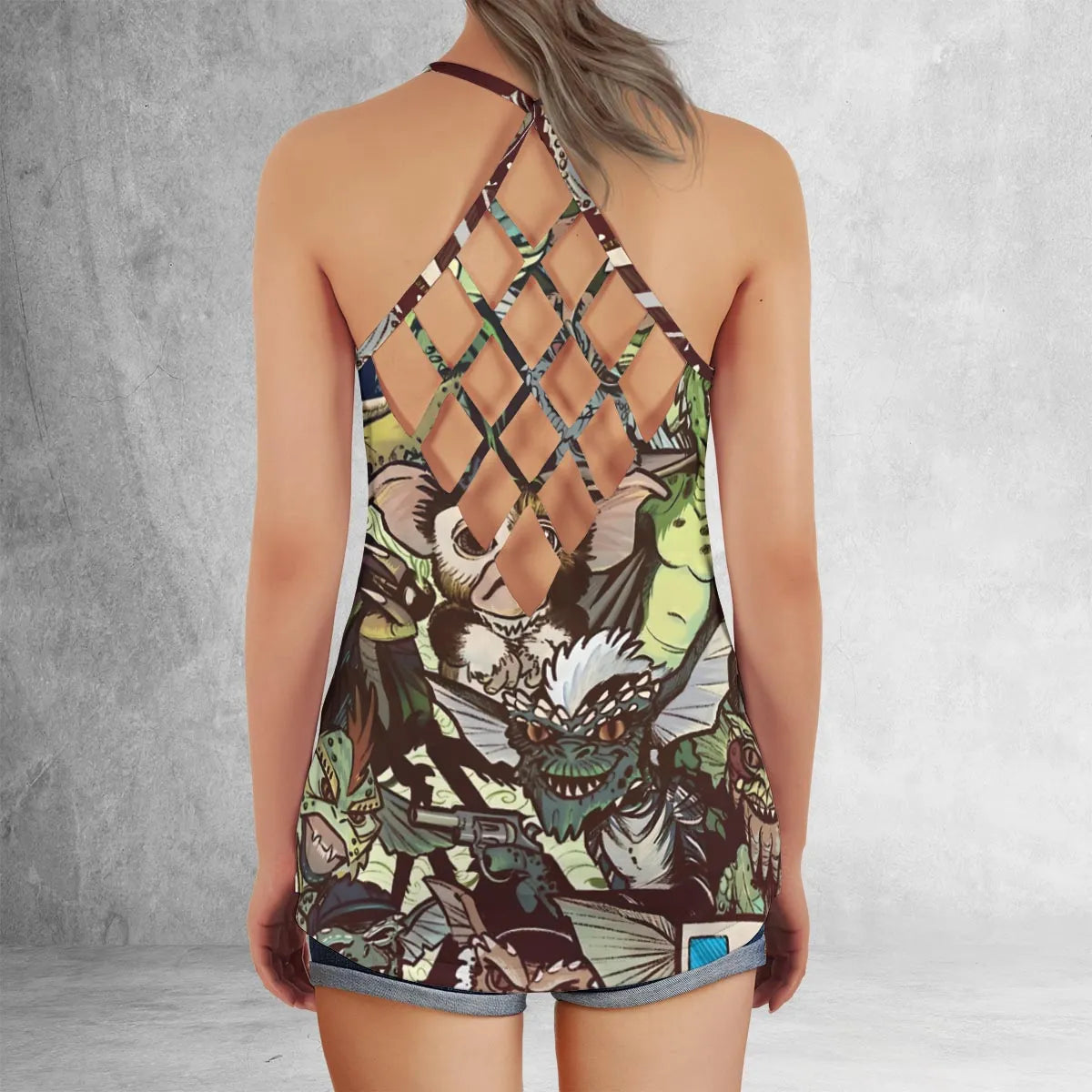 Criss Cross Tank Top - 42FLSQLW
