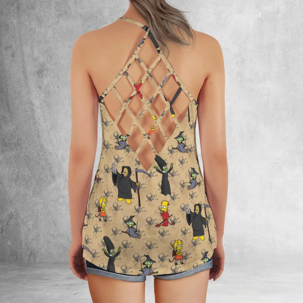 Criss Cross Tank Top - 8DBL5BF7