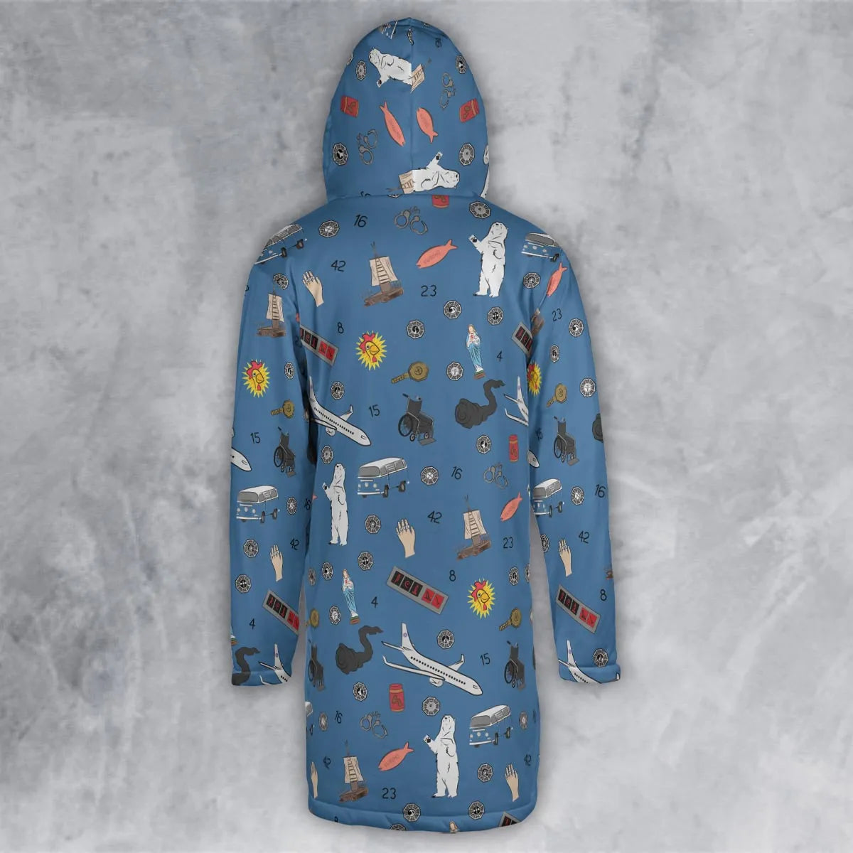 Hooded Cloak Coat - 6UV9C7NX