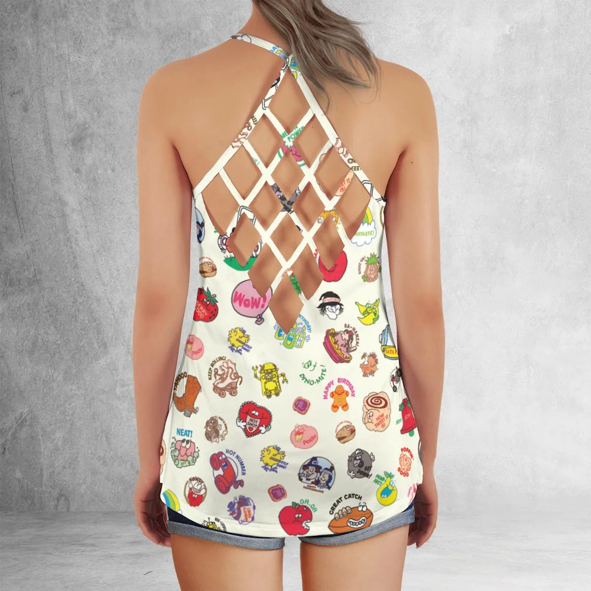 Criss Cross Tank Top - 9EL4JRTN